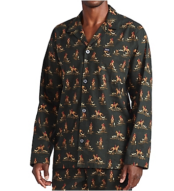 Polo Ralph Lauren Printed Flannel Long Sleeve Pajama Shirt