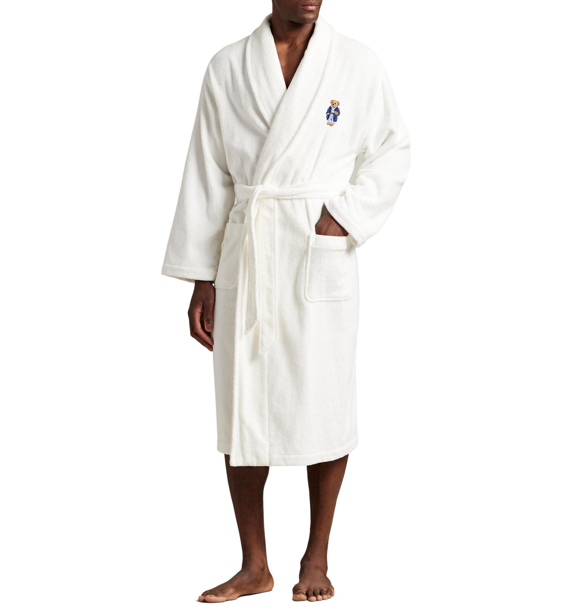 Loop Terry Bear Robe White/Morning Bear L/XL
