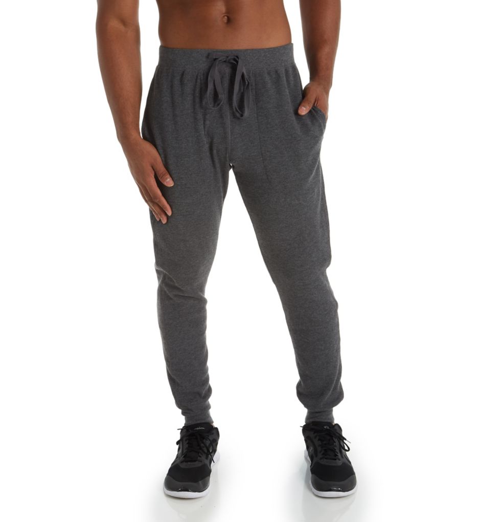 Lightweight Waffle Solid Jogger Pant-fs