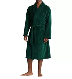 Microfiber Shawl Collar Plush Robe