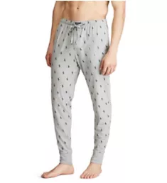 Pony Player Print Jogger Pant Andover Heather/Navy S