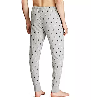 Pony Player Print Jogger Pant Andover Heather/Navy L
