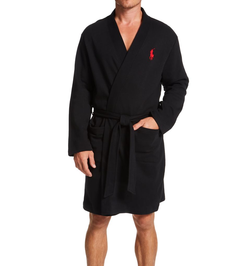 Brushed Fleece Kimono Robe-fs