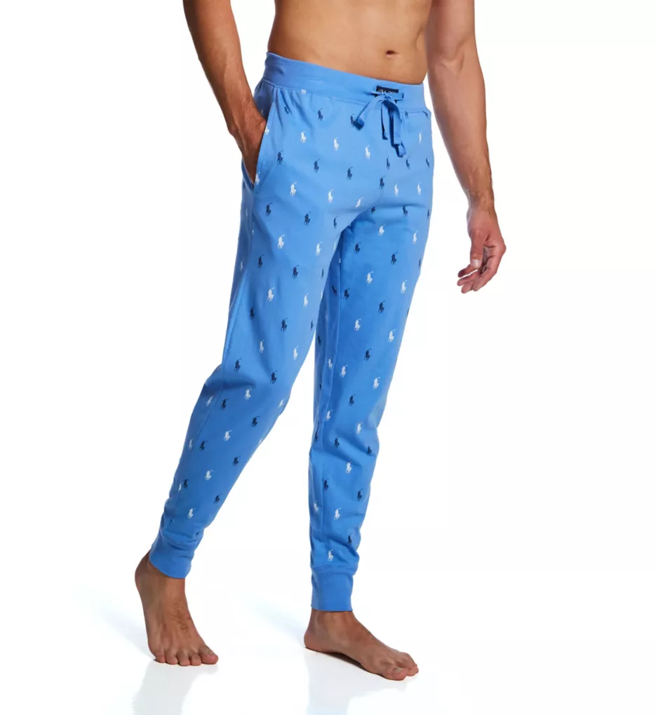 Ribbed Waistband Jogger Pant Harbor Island Blue L