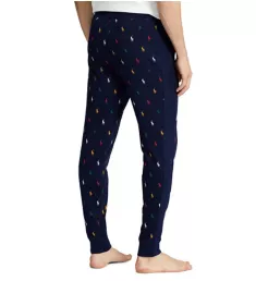 Ribbed Waistband Jogger Pant Navy/Colorful Pony M