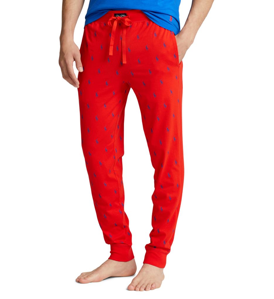 Polo Ralph Lauren Pajama Pants, Men's Cotton Jogger PJ Pant, Blue, Small