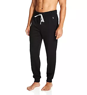 Bi Ply-Duo Fold Pajama Jogger Polo Black M