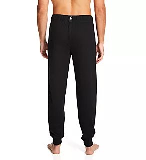 Bi Ply-Duo Fold Pajama Jogger Polo Black M