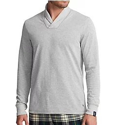 Long Sleeve Sweatshirt w/ Shawl Collar Andover Heather S