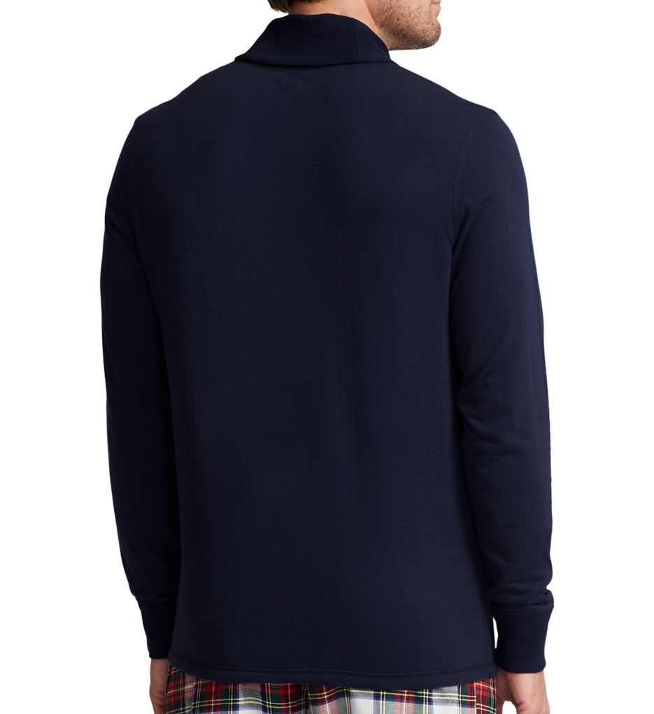 Long Sleeve Sweatshirt w/ Shawl Collar-bs