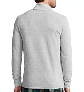 Long Sleeve Sweatshirt w/ Shawl Collar Andover Heather S