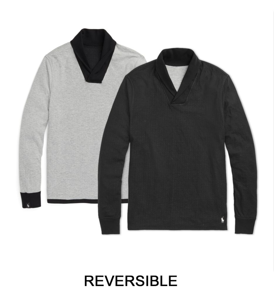Long Sleeve Sweatshirt w/ Shawl Collar-cs2