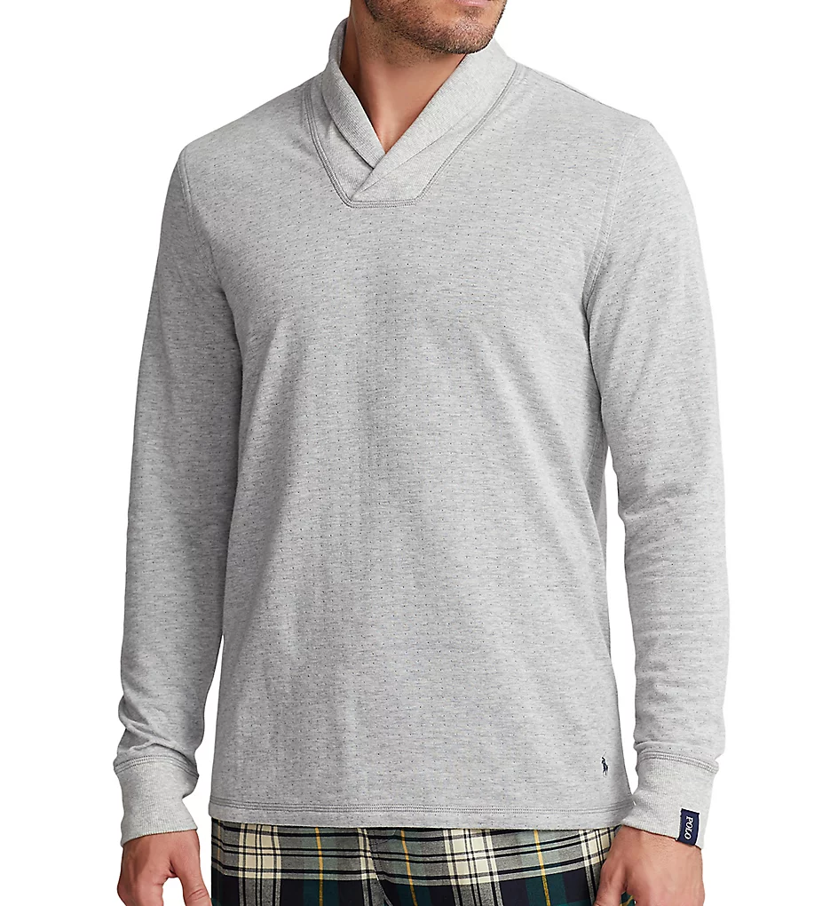 Long Sleeve Sweatshirt w/ Shawl Collar