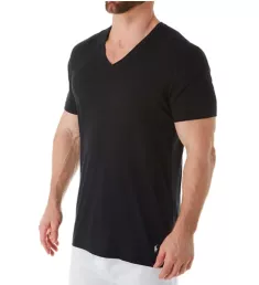 100% Cotton V-Neck Knit T-Shirt