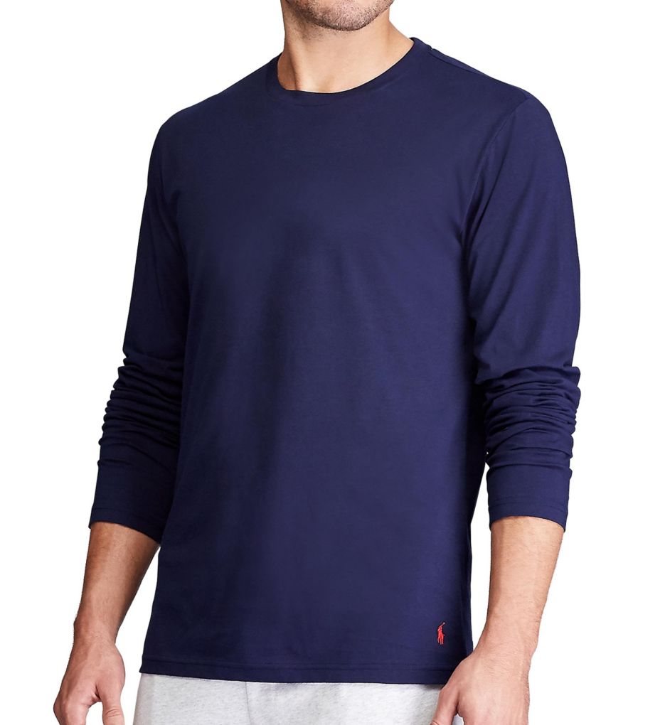 ralph lauren long sleeve knitted polo