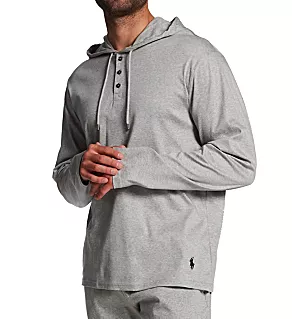 Mercerized Cotton Hoodie Andover Heather/Navy S