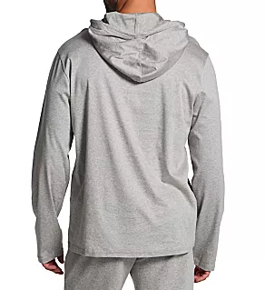 Mercerized Cotton Hoodie Andover Heather/Navy S