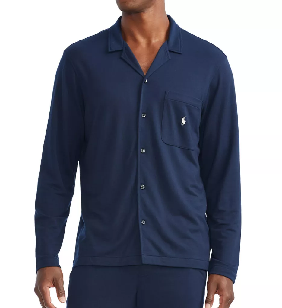 Mini Terry Long Sleeve Pajama Shirt