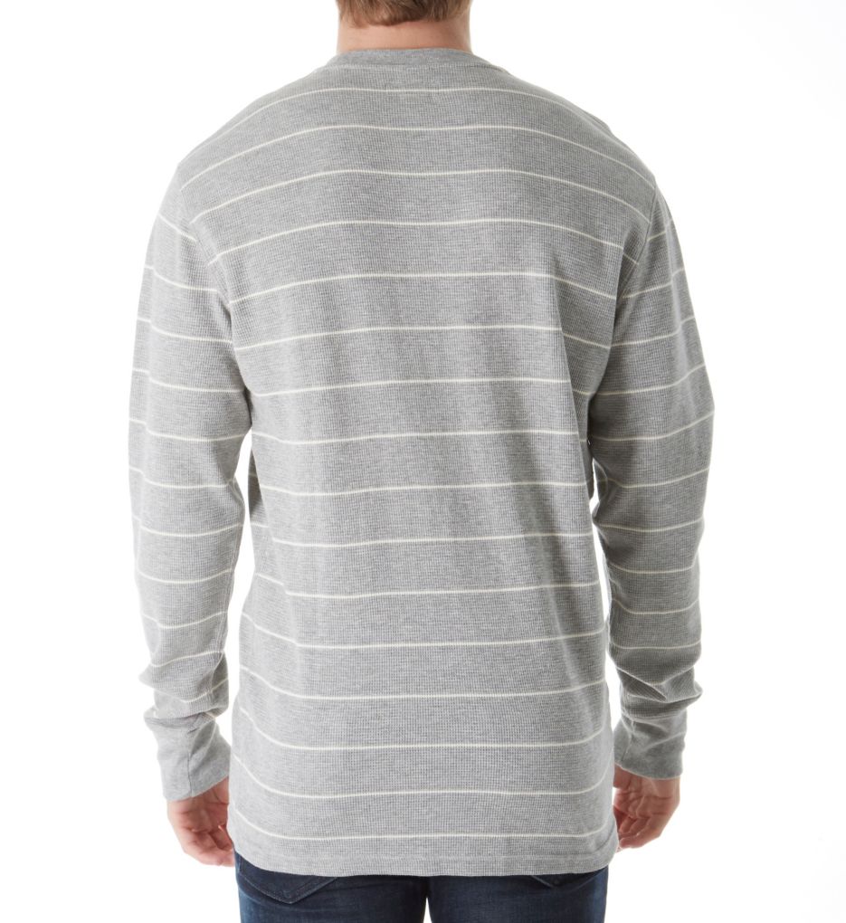 Waffle Knit Long Sleeve Fashion Crew