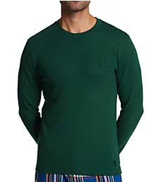 Embossed Waffle Long Sleeve Crew T-Shirt New Forest S