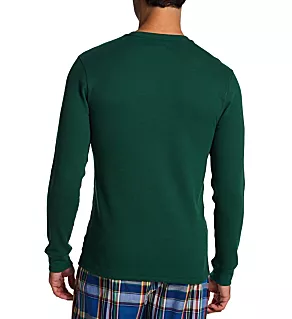 Embossed Waffle Long Sleeve Crew T-Shirt New Forest S