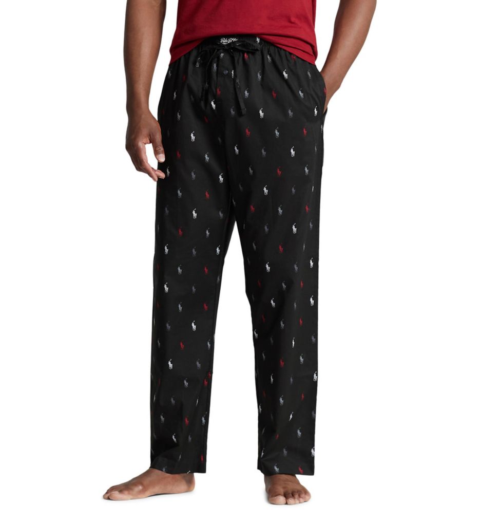 Image of Pony Player 100% Cotton Woven Pajama Pant