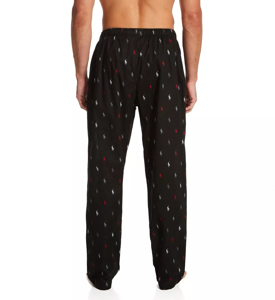 Pony Player 100% Cotton Woven Pajama Pant BKRWGY L