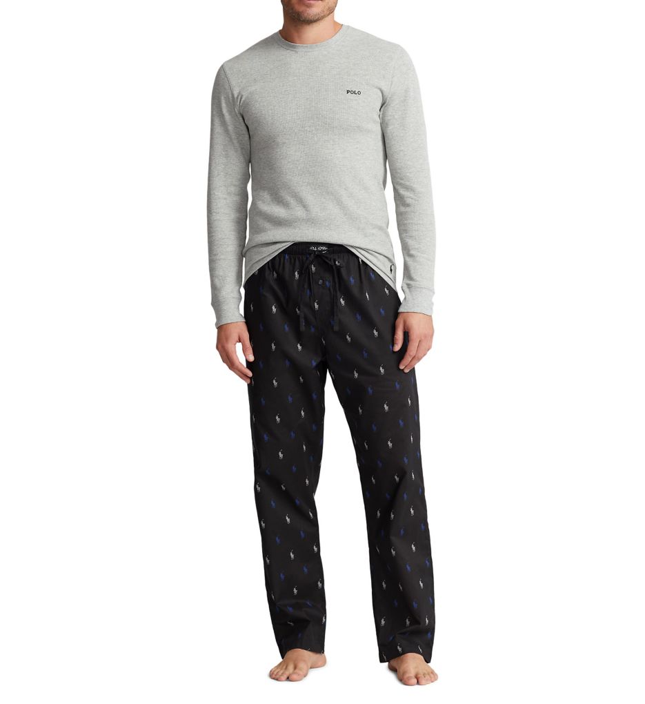 Polo Ralph Lauren Pony Player 100% Cotton Woven Pajama Pant R082RL - Image 4