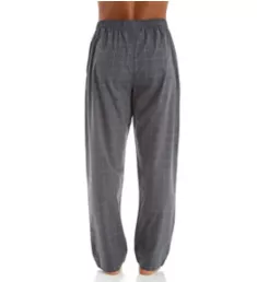 100% Cotton Woven Sleepwear Pant Charcoal/Chic Cream S