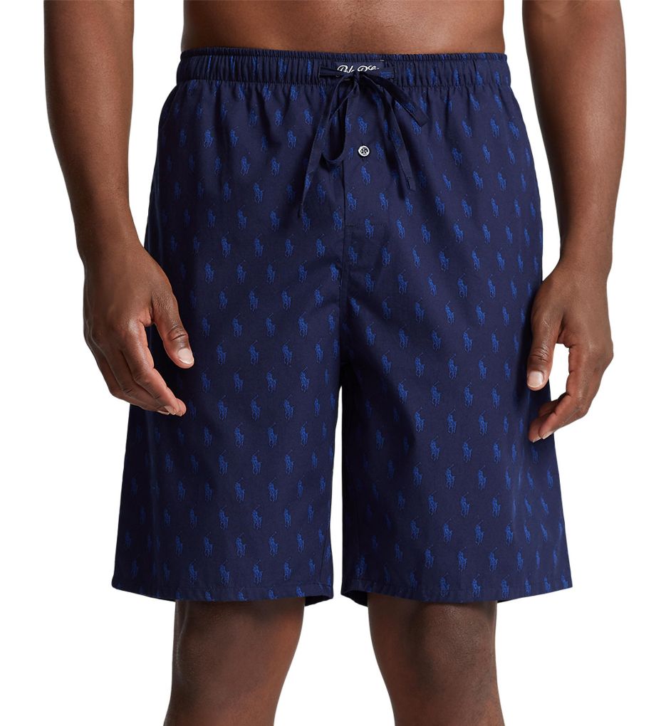 Polo Ralph Lauren Men's Pajama Shorts All Over Pony Boxer Cotton Sleepwear  R882