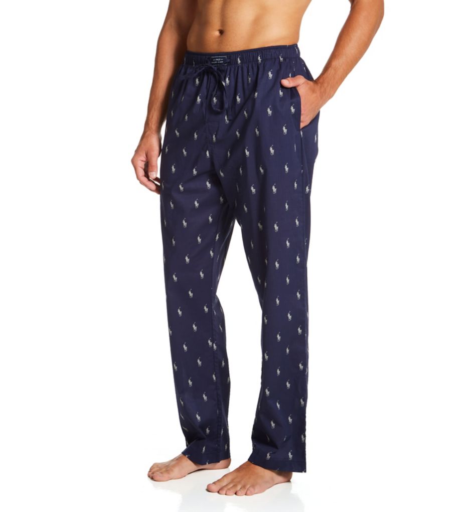 Image of Pony Player 100% Cotton Woven Pajama Pant