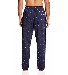 Pony Player 100% Cotton Woven Pajama Pant Navy L