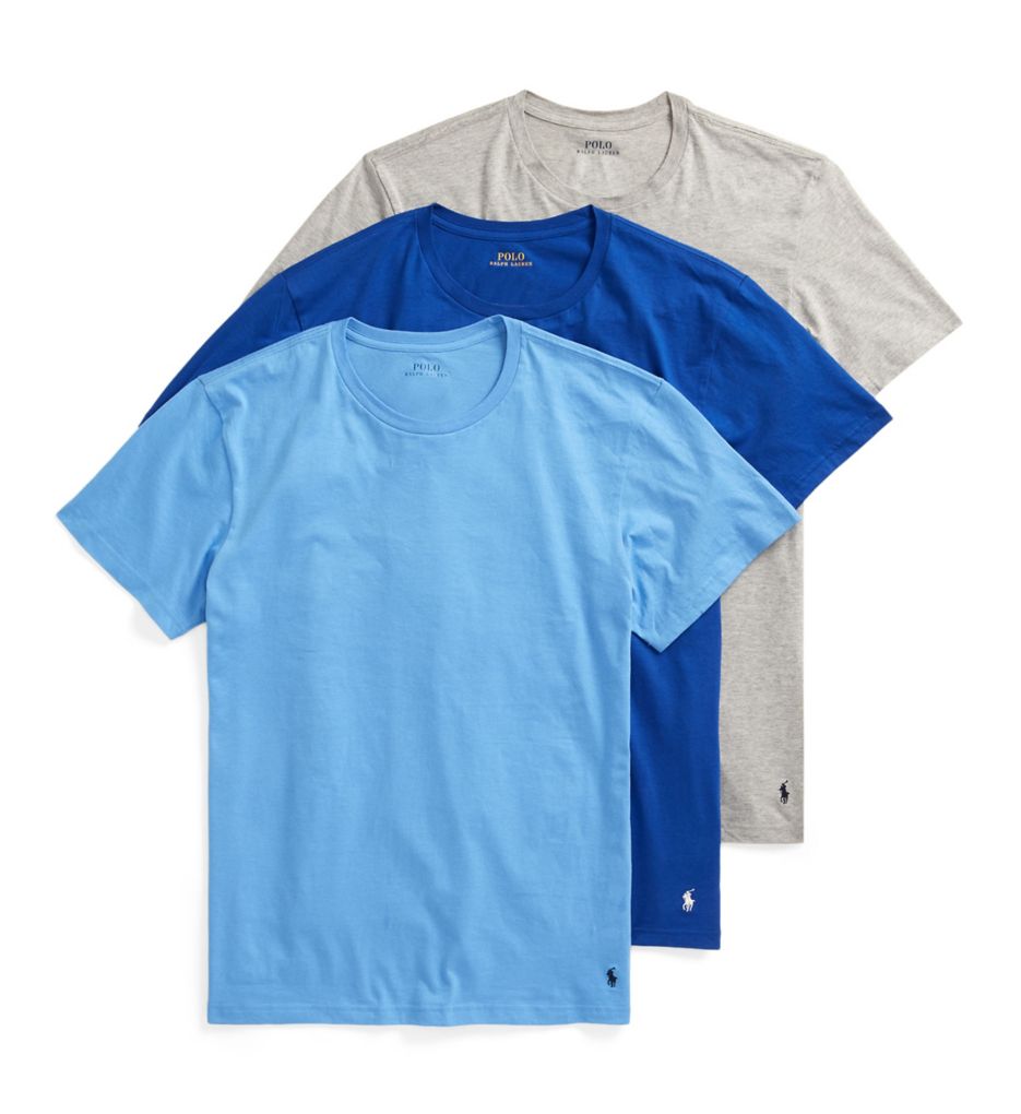 Classic Fit 100 Cotton Crew T Shirts 3 Pack Harrap L By Polo