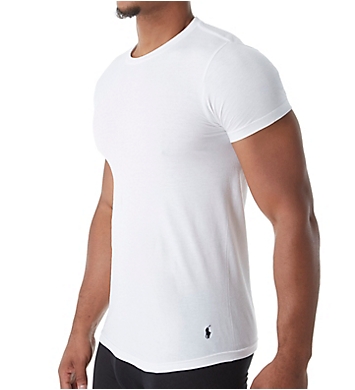 Polo Ralph Lauren Classic Fit 100% Cotton Crew T-Shirts - 5 Pack