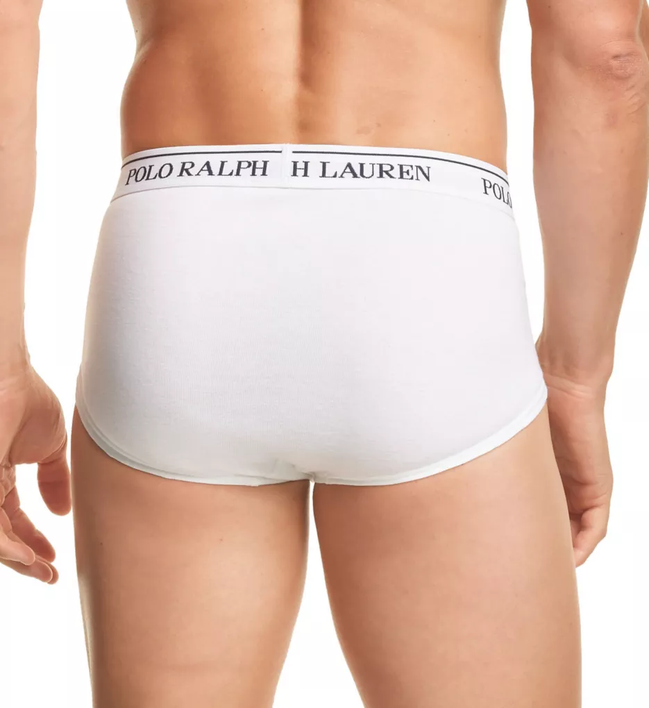 100% Cotton Classic Fit Brief - 6 Pack WHT L