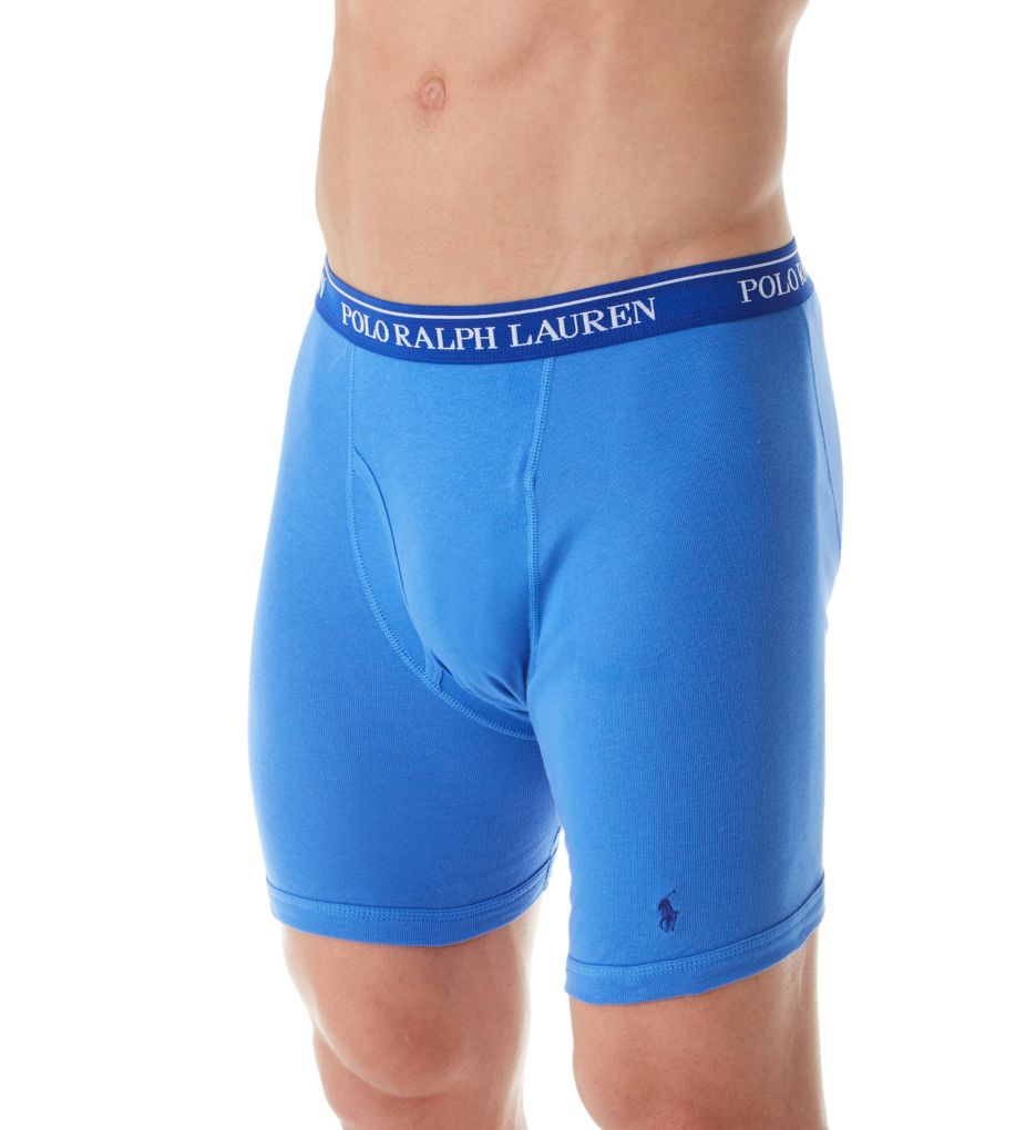 Polo Ralph Lauren Classic Fit Cotton Long Leg Boxer Brief - 3 Pack RCLBP3