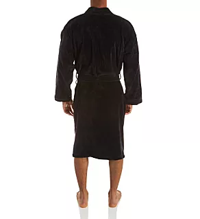 100% Cotton French Terry Robe PoBlac L/XL