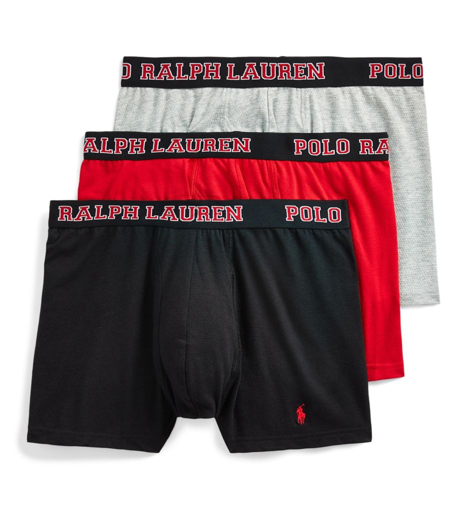 Polo Ralph Lauren Men's 3-Pack. 4-D Flex Cool Microfiber Boxer