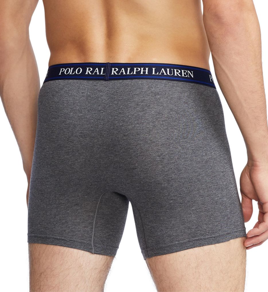 Polo Ralph Lauren Classic Fit Cotton Boxer Brief 3-Pack, S, Blue/Red/Stripe  : : Clothing, Shoes & Accessories