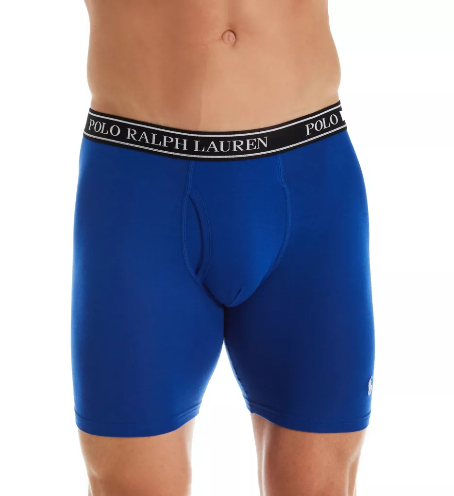 Polo Ralph Lauren Stretch Classic Fit Long Leg Boxer Briefs - 3 Pack WSBA1 M  - Image 1