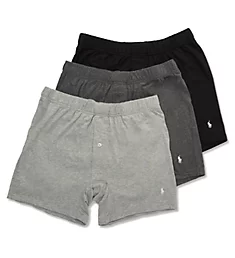 Stretch Classic Fit Knit Boxers - 3 Pack Andover/Charcoal/Black S