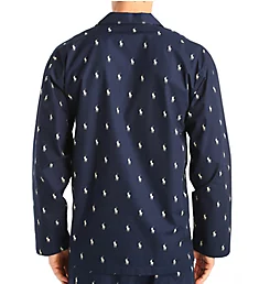 Big Man Woven Cotton Long Sleeve Pajama Top PBKRD 1XL