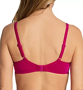 Azure Underwire Non Padded Bikini Swim Top Pink 38E