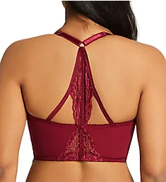 Opulence Front Close Underwire Bralette Deep Red 32C