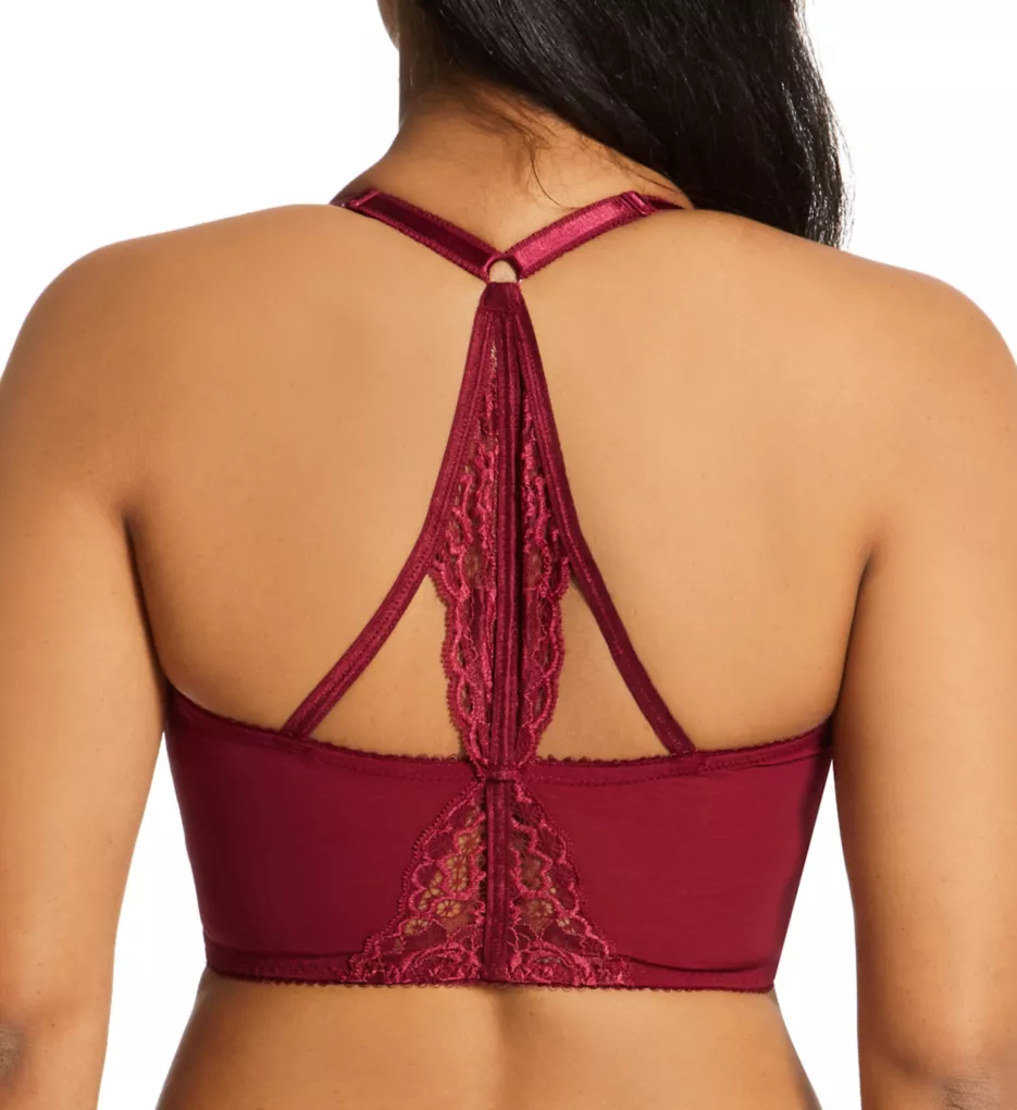 Opulence Front Close Underwire Bralette Deep Red 32C