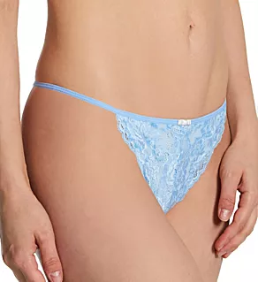 Opulence Thong Panty Powder Blue/Cream 2X