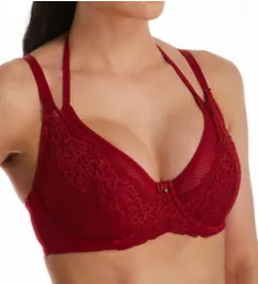 Contradiction Suspense Double Strap Underwire Bra Red 32D