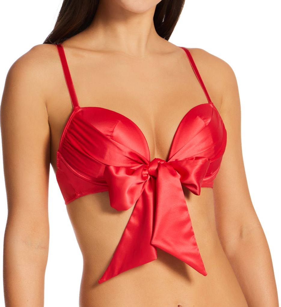 Pour Moi (2195834) -- Pour Moi 11900 Contradiction All Wrapped Up Front Close Bra (Red 38DD)