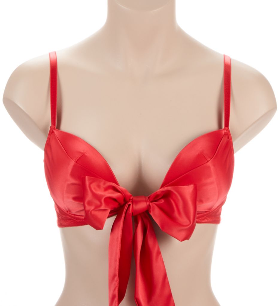 Pour Moi? All Wrapped Up Front Fastening Bow Padded Bra - Belle