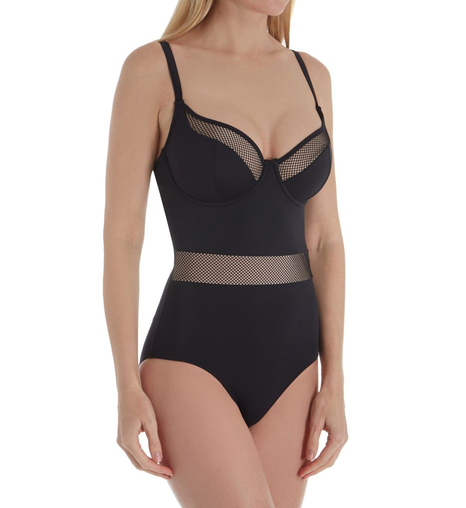 pour moi black swimsuit